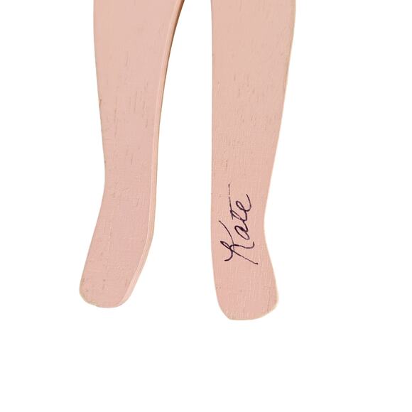 Vintage Wooden Paper Dolls with Handmade Outfits Set of 2 Collectible - Picture 6 of 16